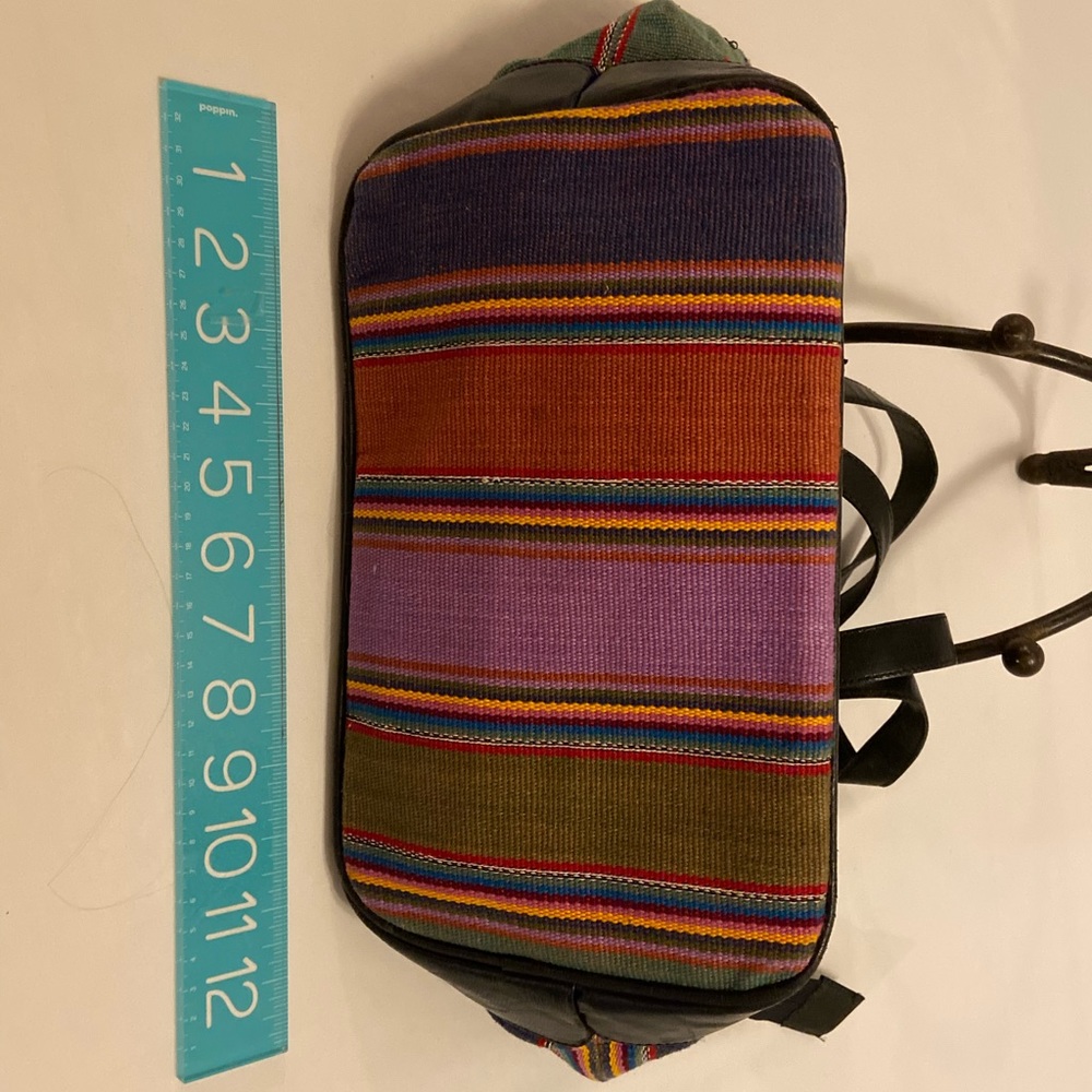 BOOT RUGS MultiColor Fabric & Leather Shoulder Bag - Picture 6 of 6